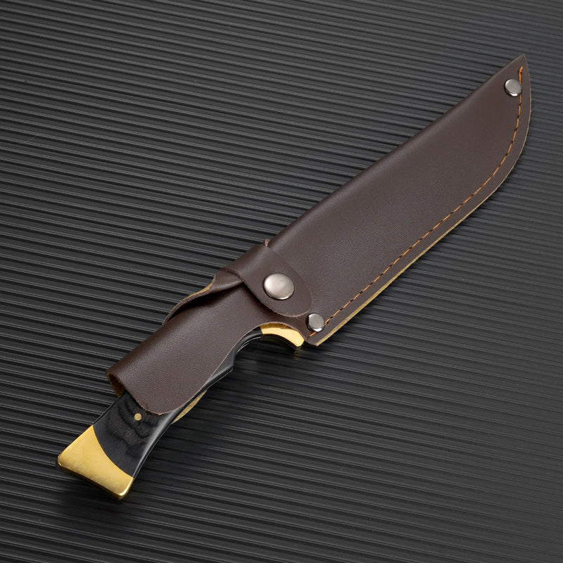 Outdoor High-Hardness Military Tactical Knife EDC Fixed Blade Self-Defense Field Multi-purpose Survival Knife and Cutting Knife