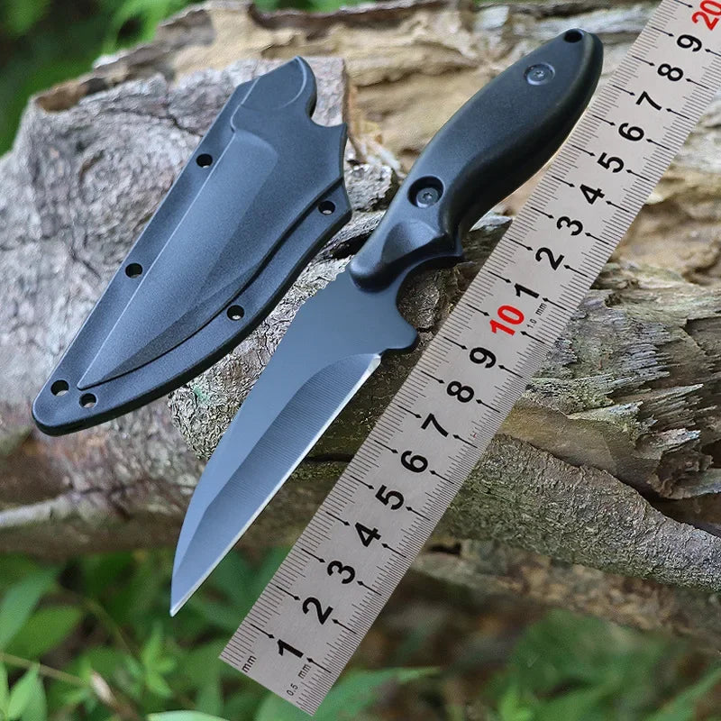 2024 New EDC tool outdoor knife integrated straight knife self-defense small  mini with K-sheath pocket knife