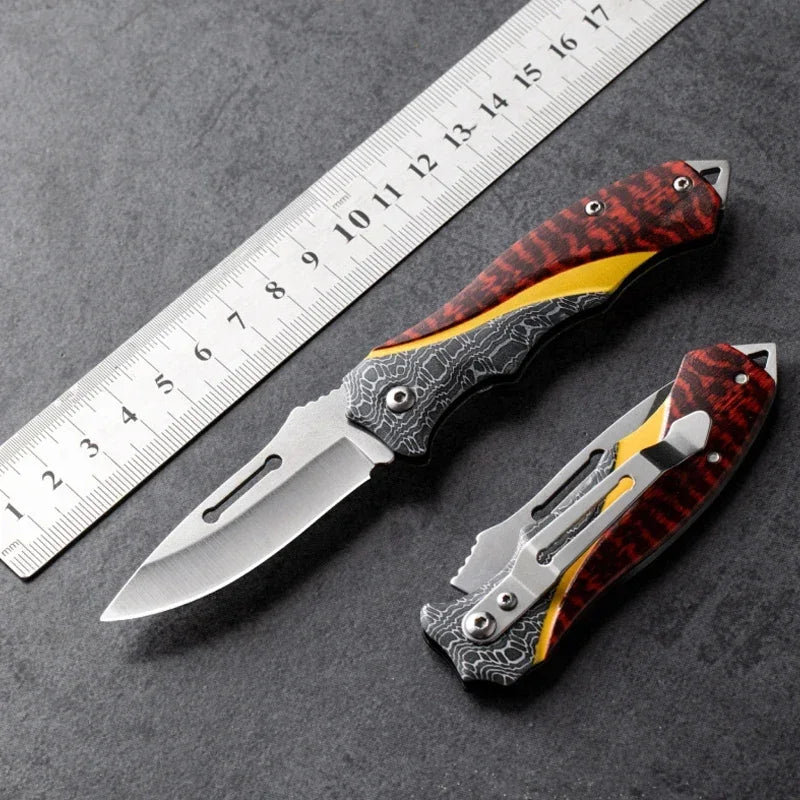 Folding Knife Tactical Survival Knives Hunting Camping Blade Edc Multi High Hardness Survival Knife Pocket Outdoor Camping