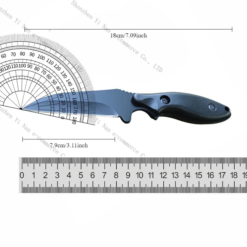 2024 New EDC tool outdoor knife integrated straight knife self-defense small  mini with K-sheath pocket knife