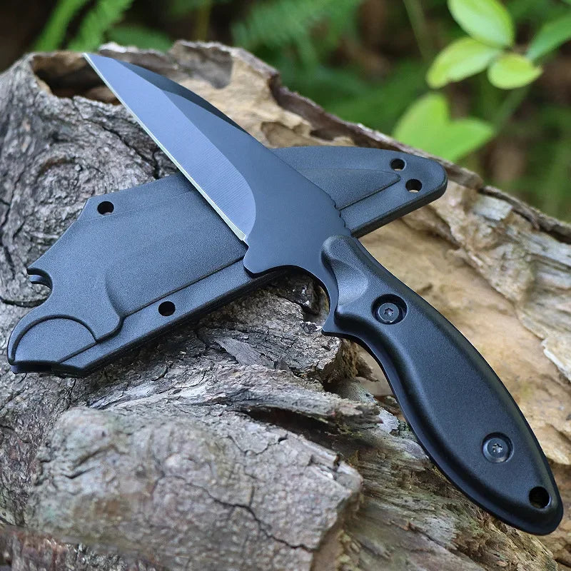 2024 New EDC tool outdoor knife integrated straight knife self-defense small  mini with K-sheath pocket knife