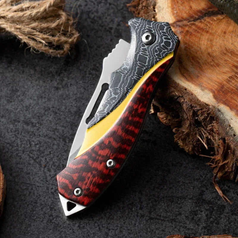 Folding Knife Tactical Survival Knives Hunting Camping Blade Edc Multi High Hardness Survival Knife Pocket Outdoor Camping