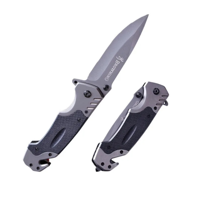 Folding Knife Outdoor Stainless Steel Pocket Knife Carry Folding Knife Fruit Knife Camping Portable High Hardness Sharpness