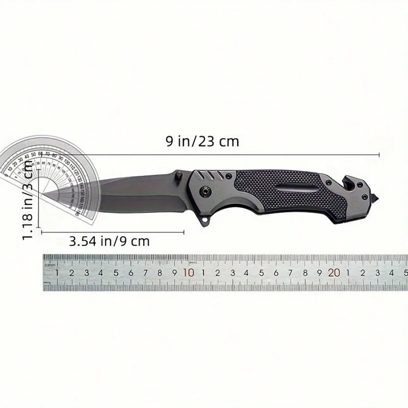 Folding Knife Outdoor Stainless Steel Pocket Knife Carry Folding Knife Fruit Knife Camping Portable High Hardness Sharpness