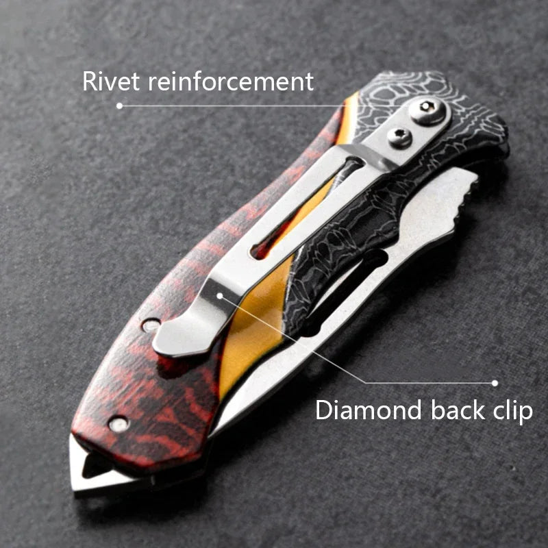 Folding Knife Tactical Survival Knives Hunting Camping Blade Edc Multi High Hardness Survival Knife Pocket Outdoor Camping