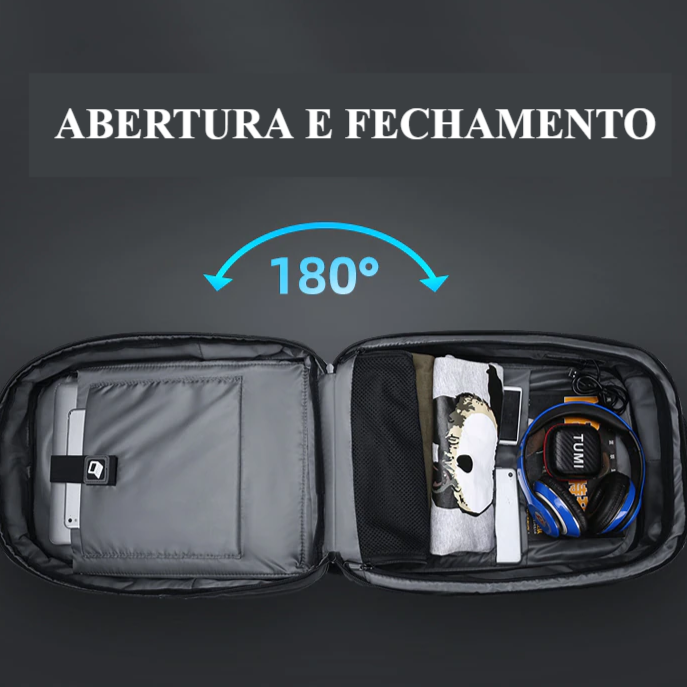 Mochila Veneza 3D com Carregador Integrado - Maschille