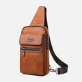 Bolsa JEEP de Couro Masculina Transversal - Firenze - Maschille