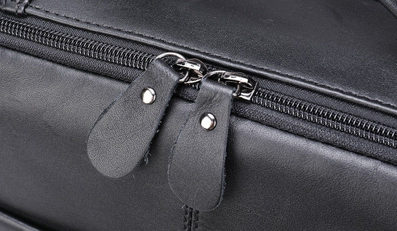 Mochila de Couro Genuíno Génova Notebook 14" - Maschille