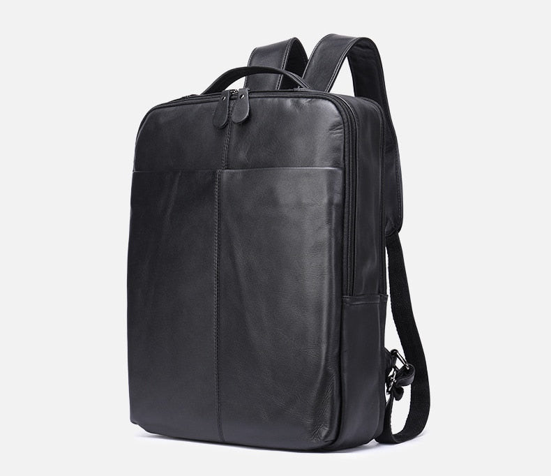 Mochila de Couro Genuíno Génova Notebook 14" - Maschille