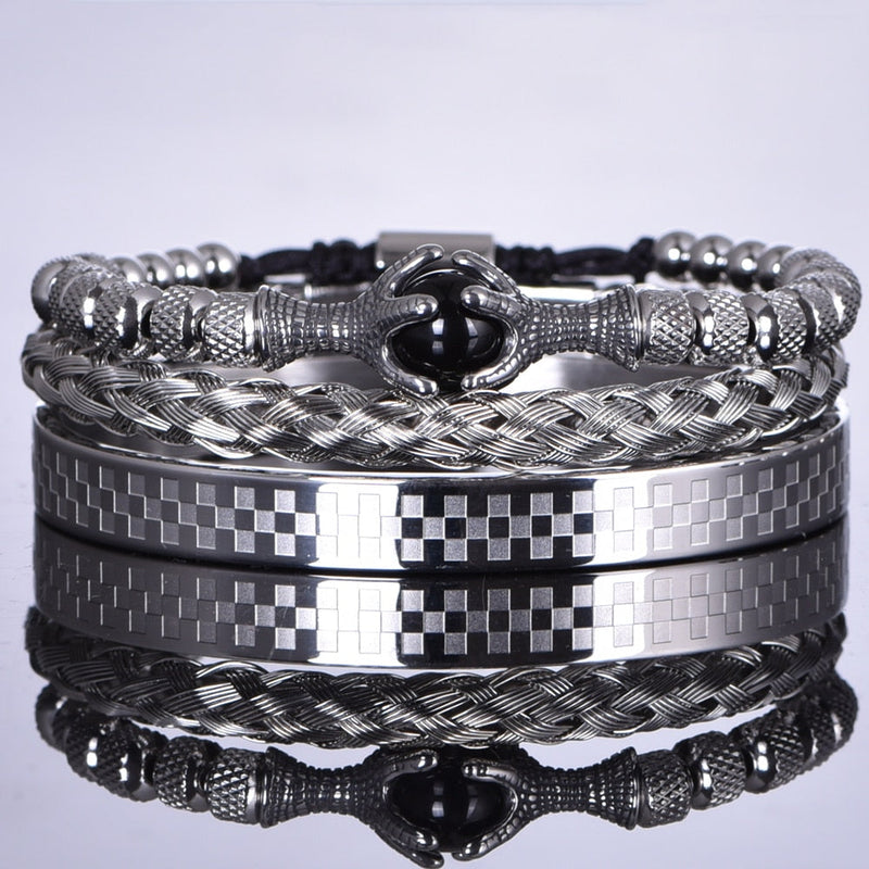 Pulseira Bracelete Masculino Olho de Tigre Stone - Maschille