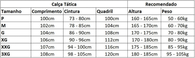 Calça Tática Militar Impermeável e Confortável