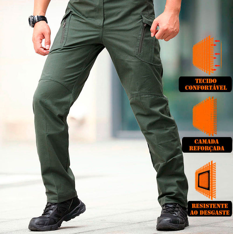 Calça Tática Militar Impermeável e Confortável